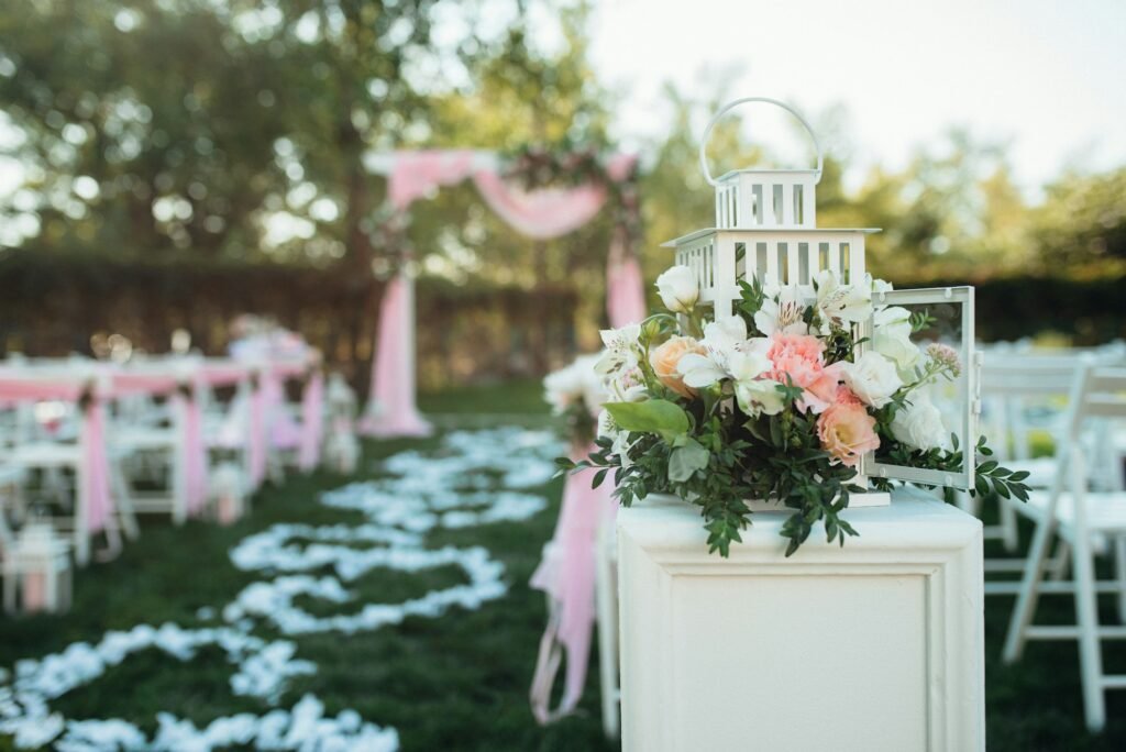 wedding ceremony area